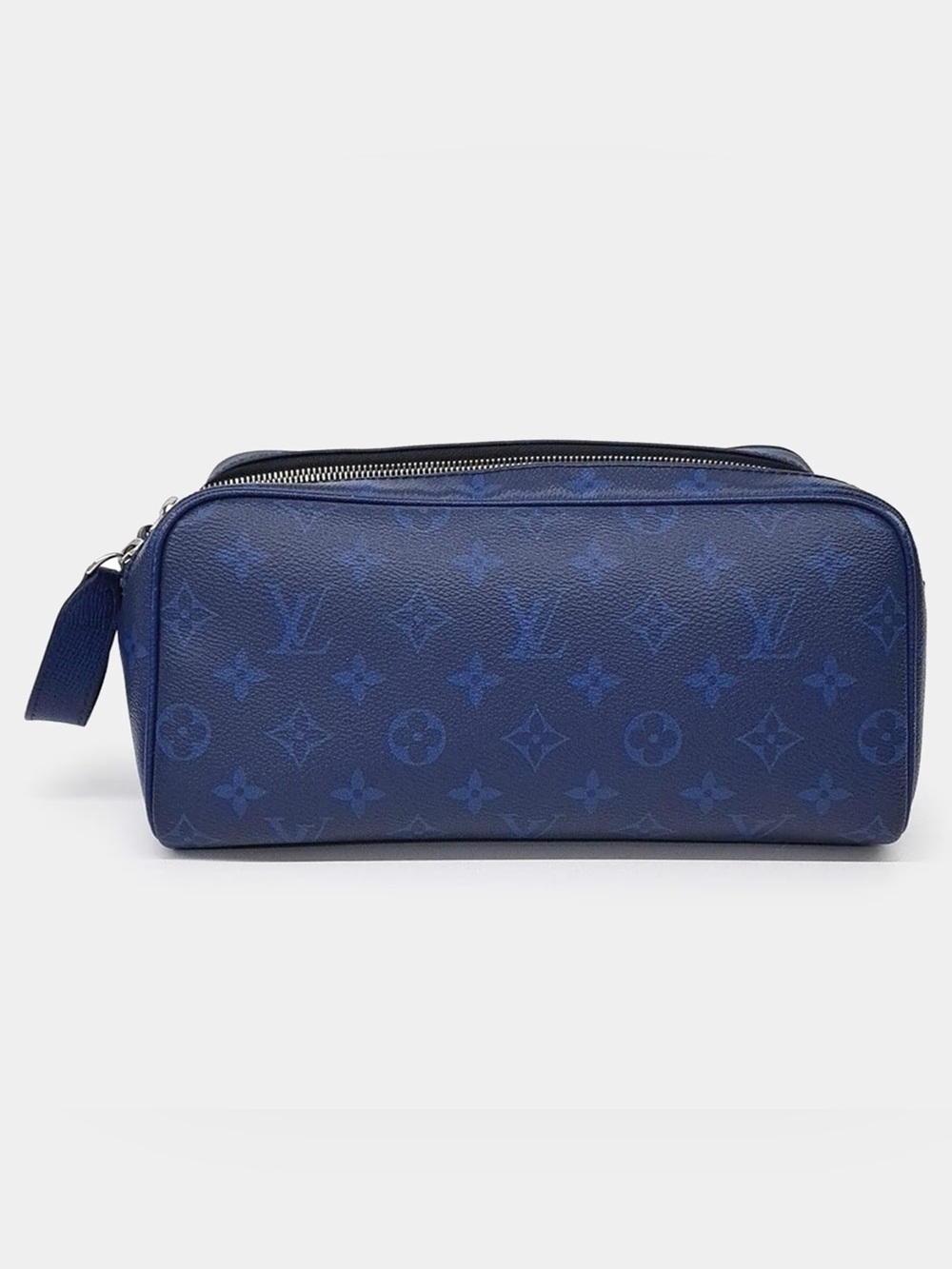 Louis Vuitton - Cobalt Blue Canvas Taigarama Dopp Kit M30849- Pristine Condition - Picture 3 of 15